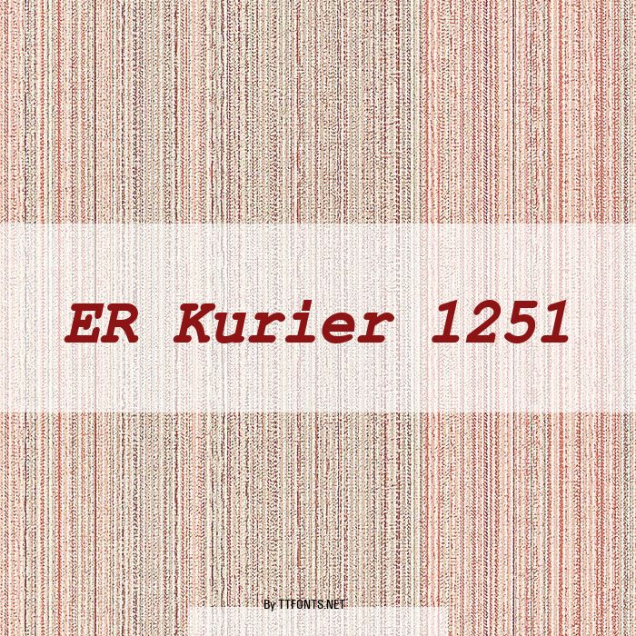 ER Kurier 1251 example